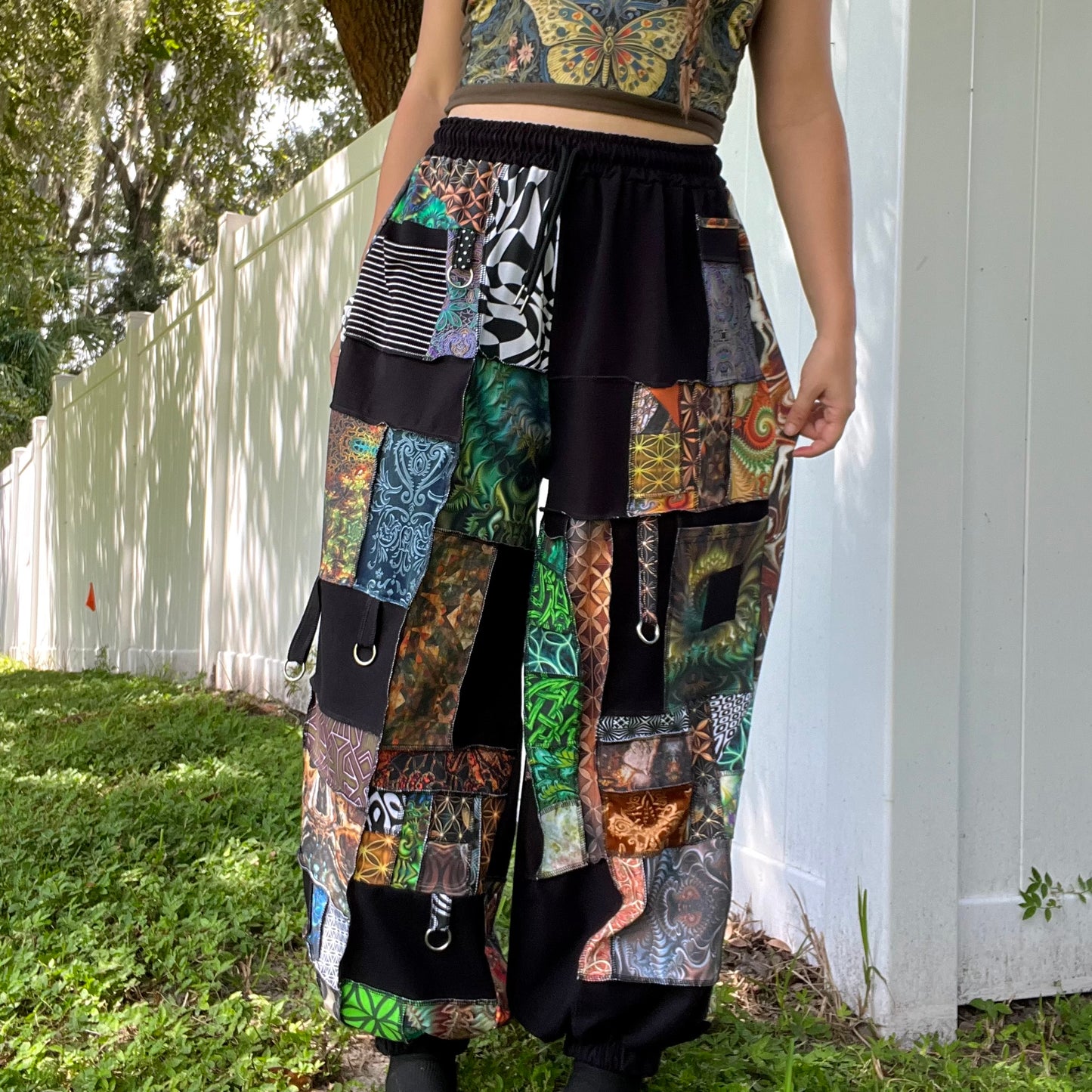 Xtra Patchwork Pants XS-XL