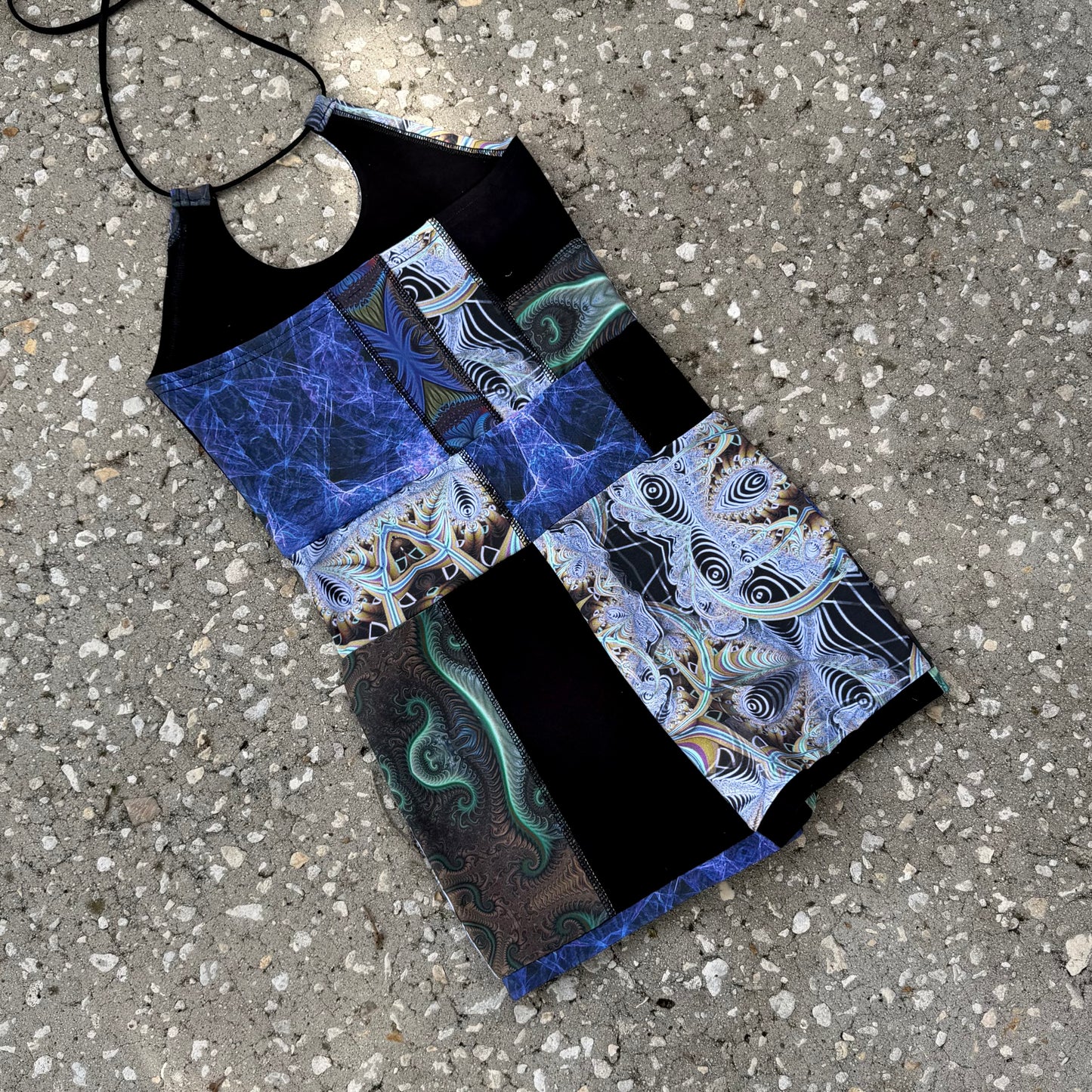 Patchwork Romper S/M