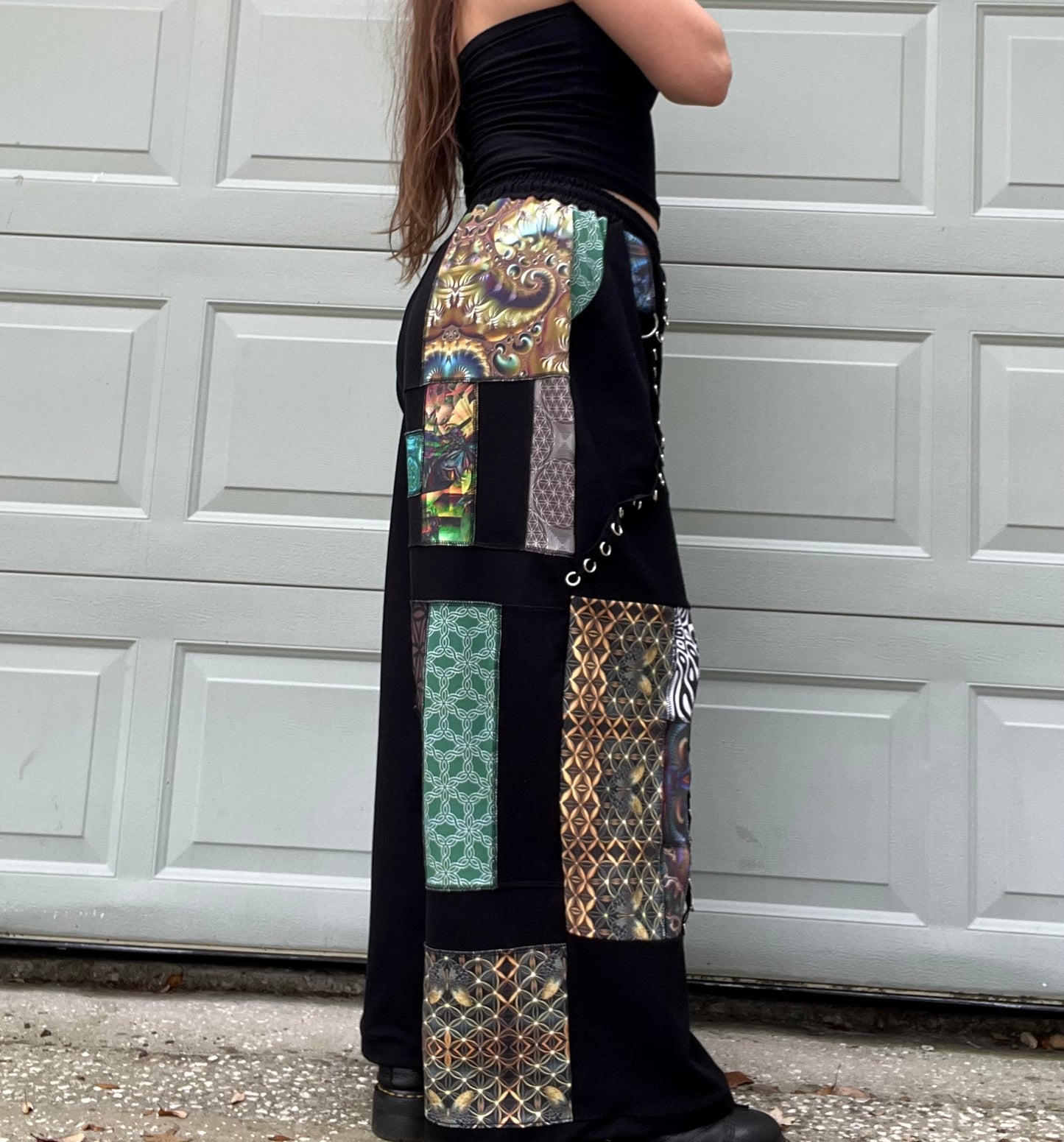Scrap Patchwork Pants XS-XL