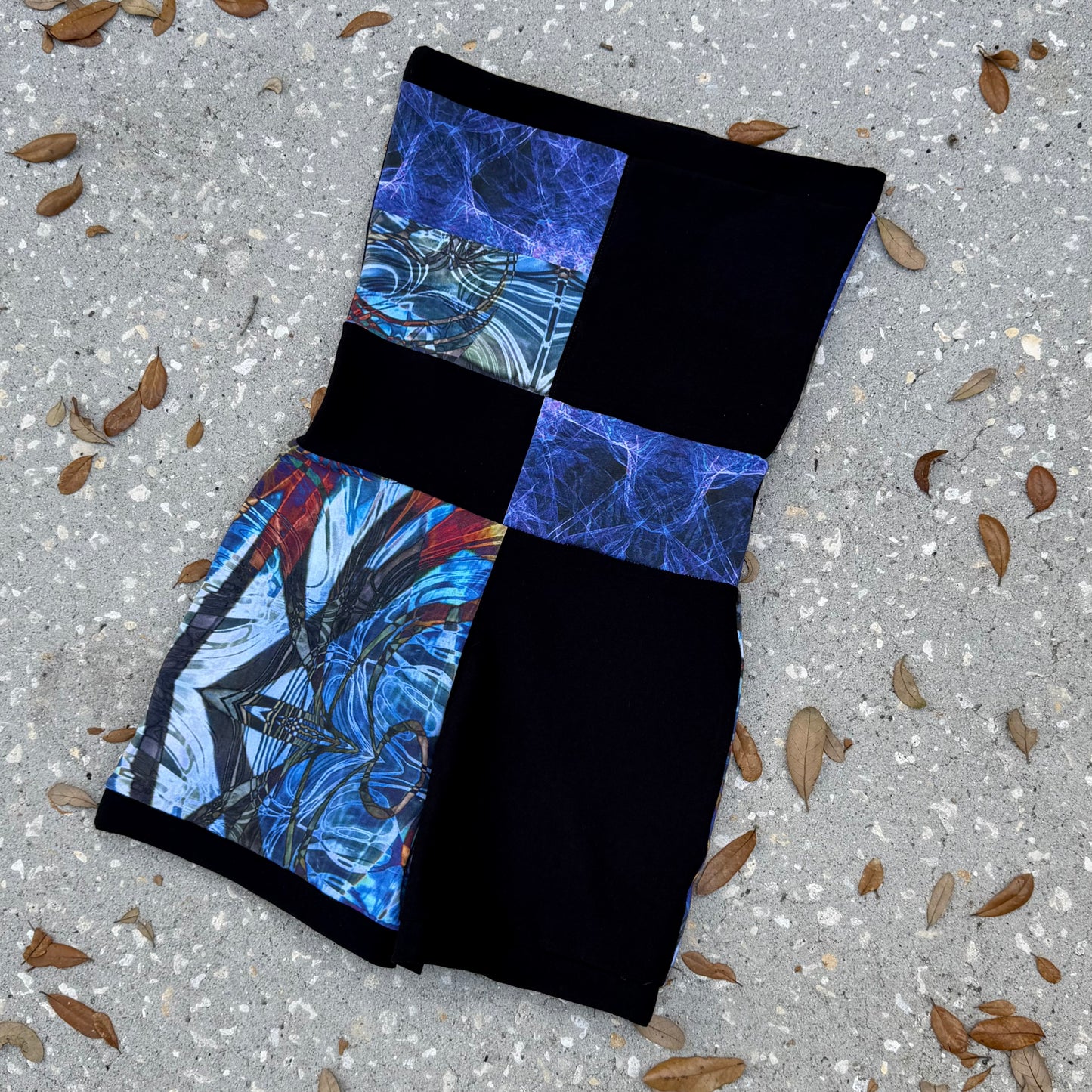 Patchwork Tube Romper XS/S