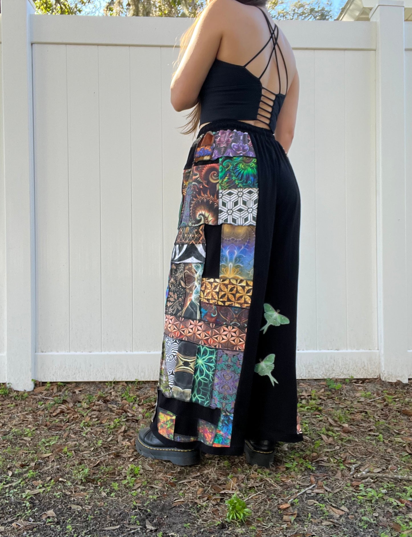 Luna Moth Xtra Patchwork Pants XS-XL
