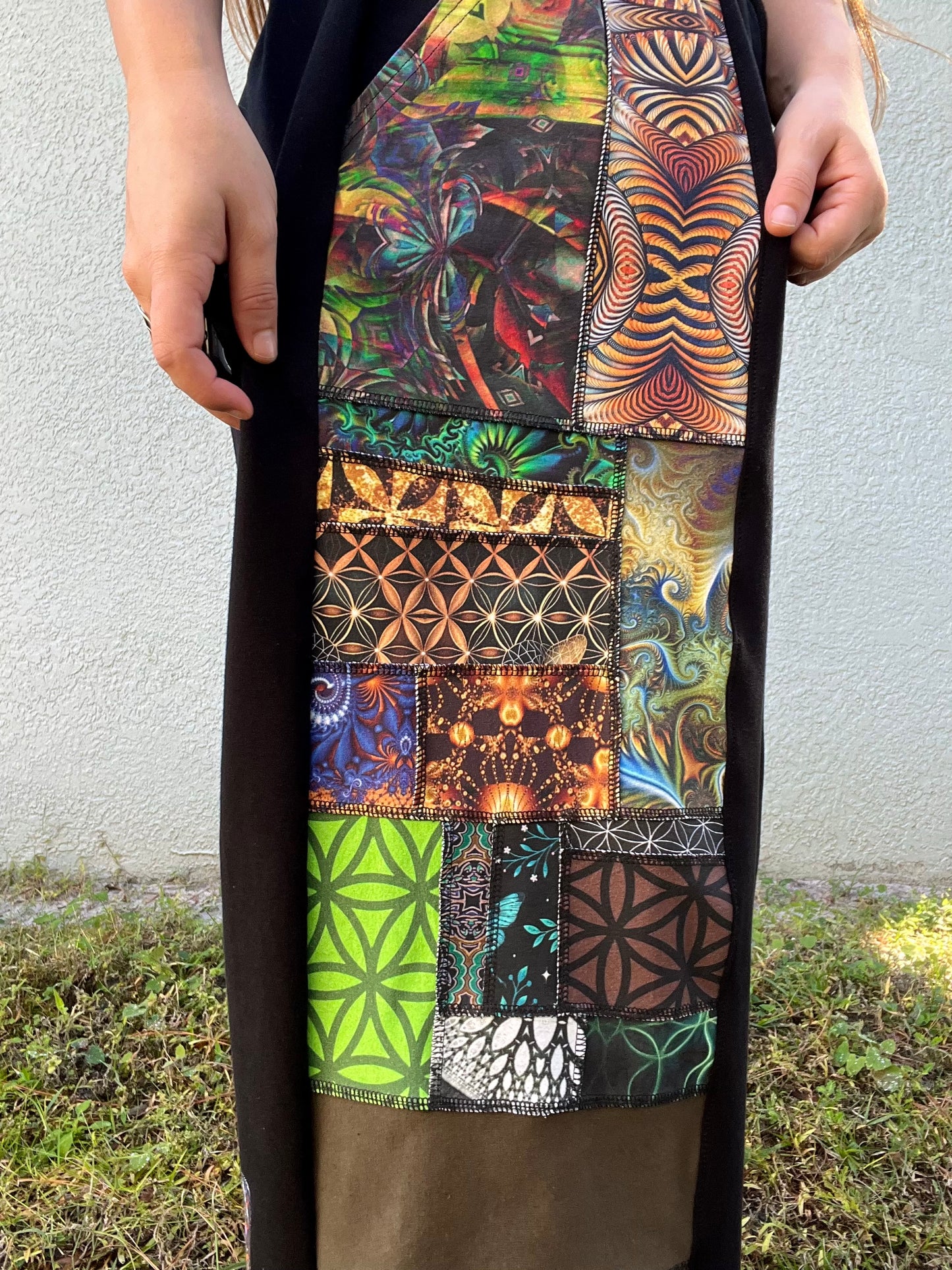 Patchwork Pants 𐦍 XS-XL