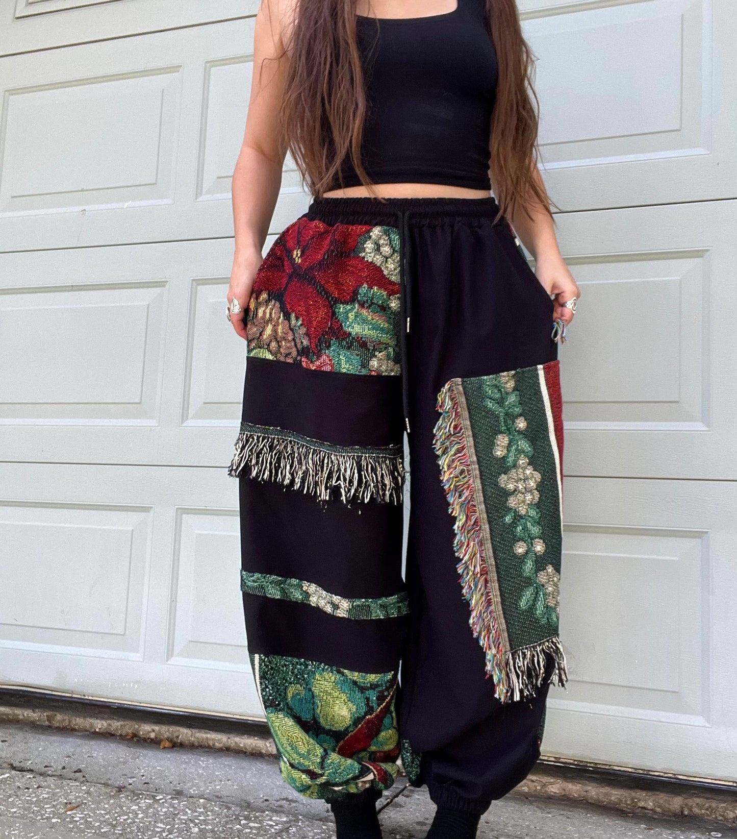 Blanket Patchwork Pants ᪥ XS-XL