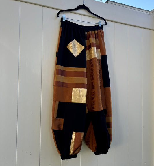 Patchwork Pants XS-XL