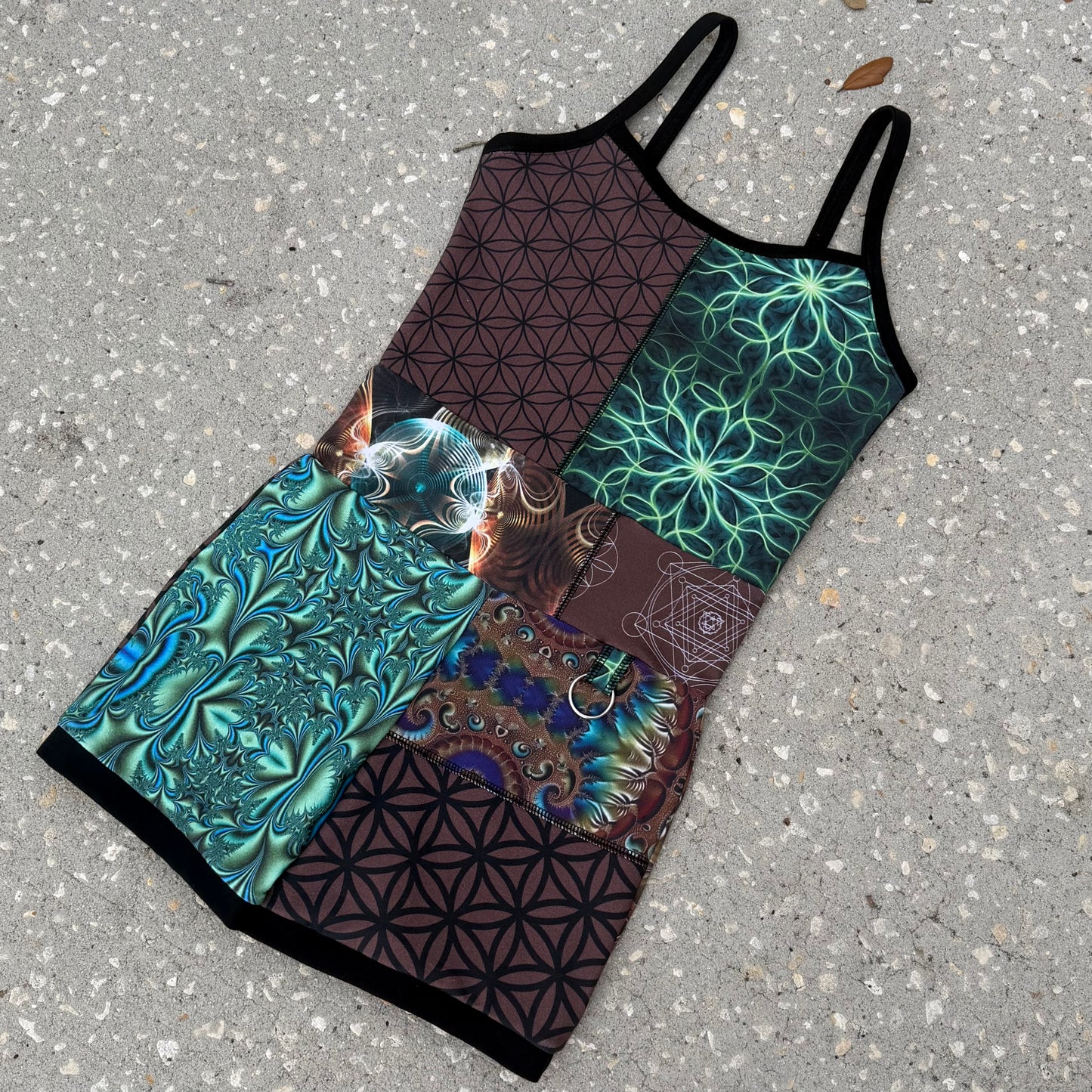 Patchwork Romper S/M