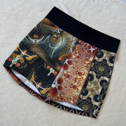 Patchwork Ring Shorts S/M