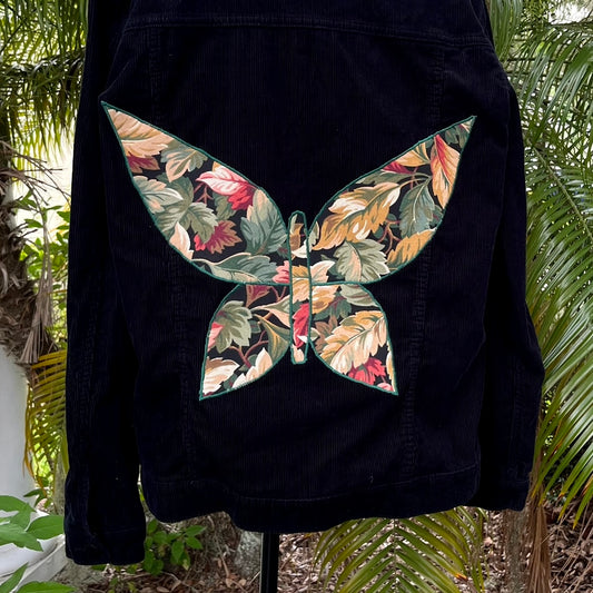 Upcycled Butterfly Jacket L