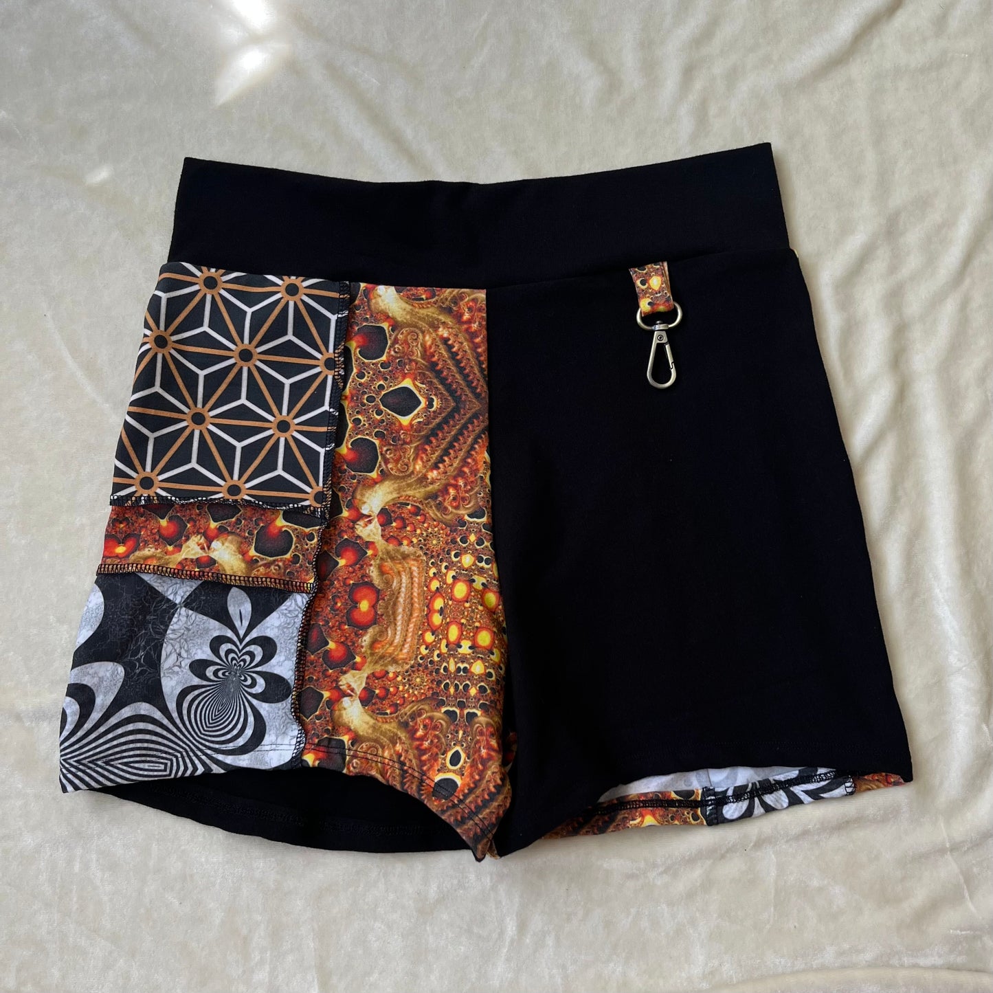 Patchwork Keychain Shorts ✾ M/L