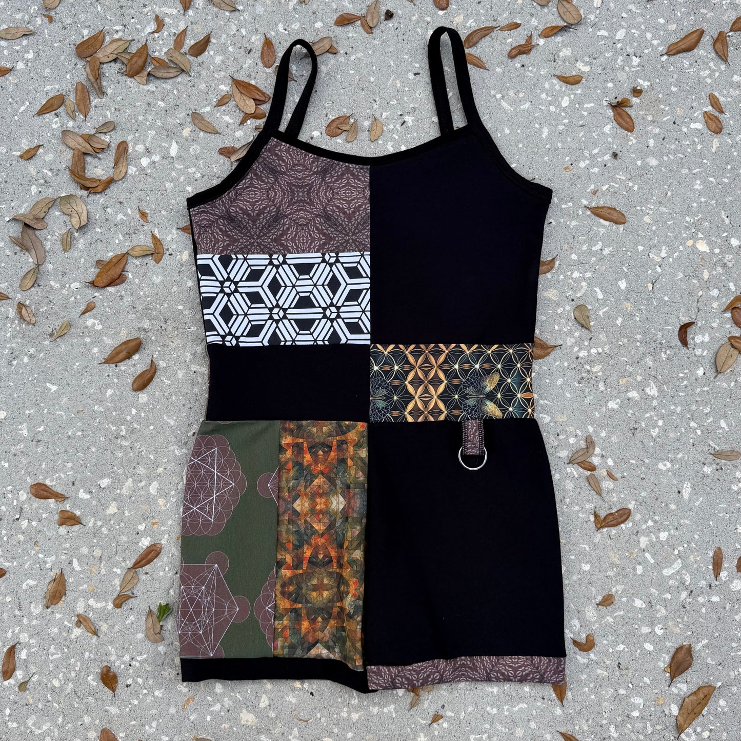 Patchwork Romper L/XL