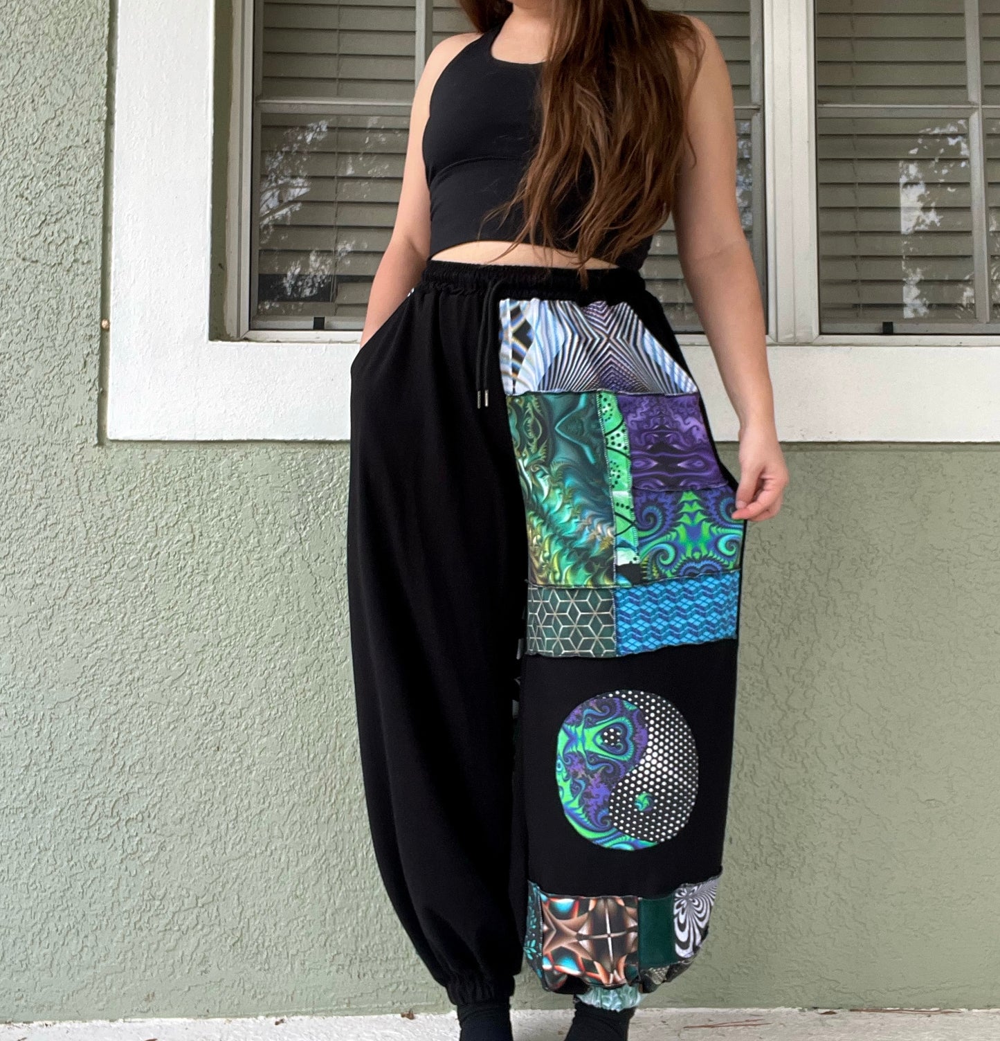 Patchwork Pants ☯︎ XS-XL