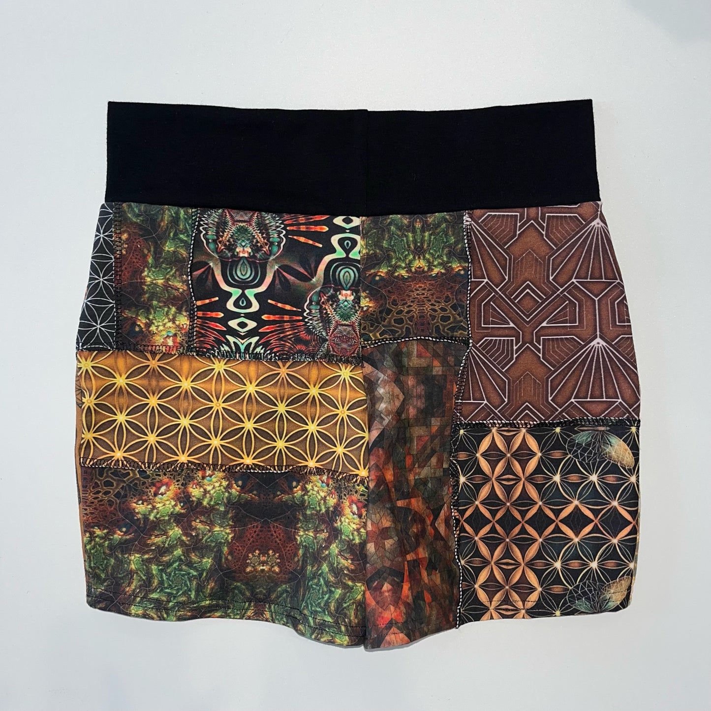 Patchwork Ring Shorts ꩜ S/M