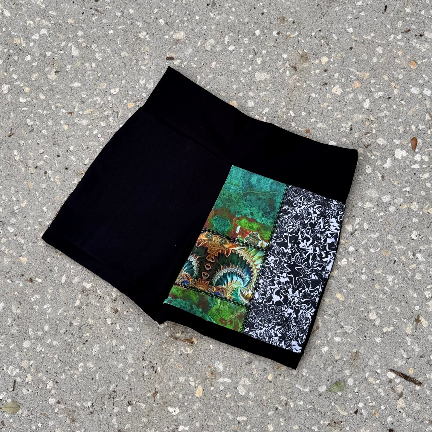Patchwork Ring Shorts L/XL