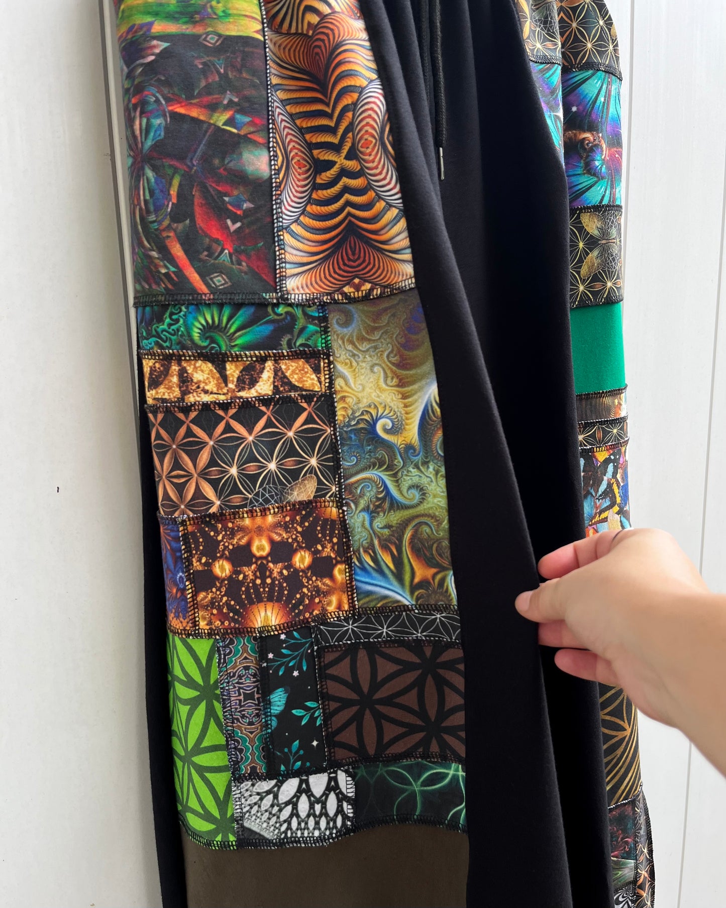 Patchwork Pants 𐦍 XS-XL
