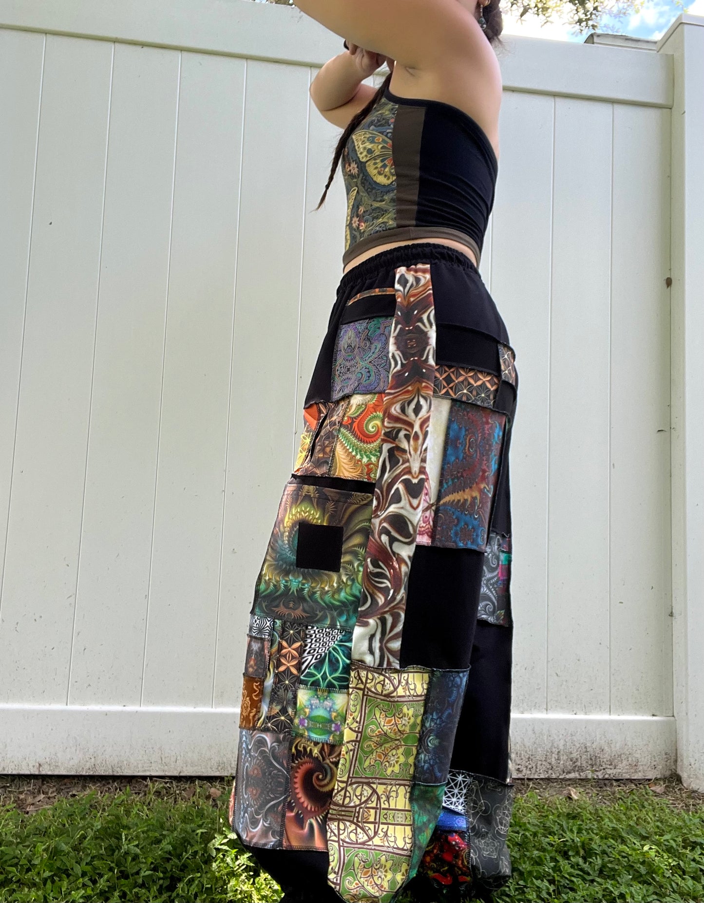 Xtra Patchwork Pants XS-XL