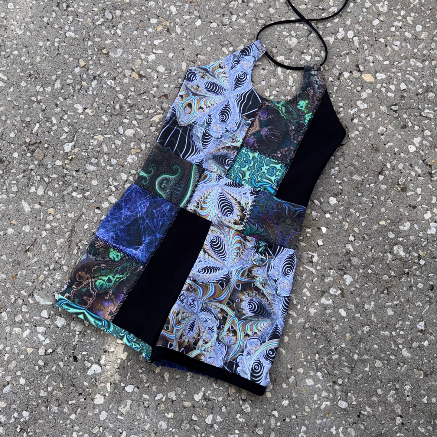 Patchwork Romper S/M