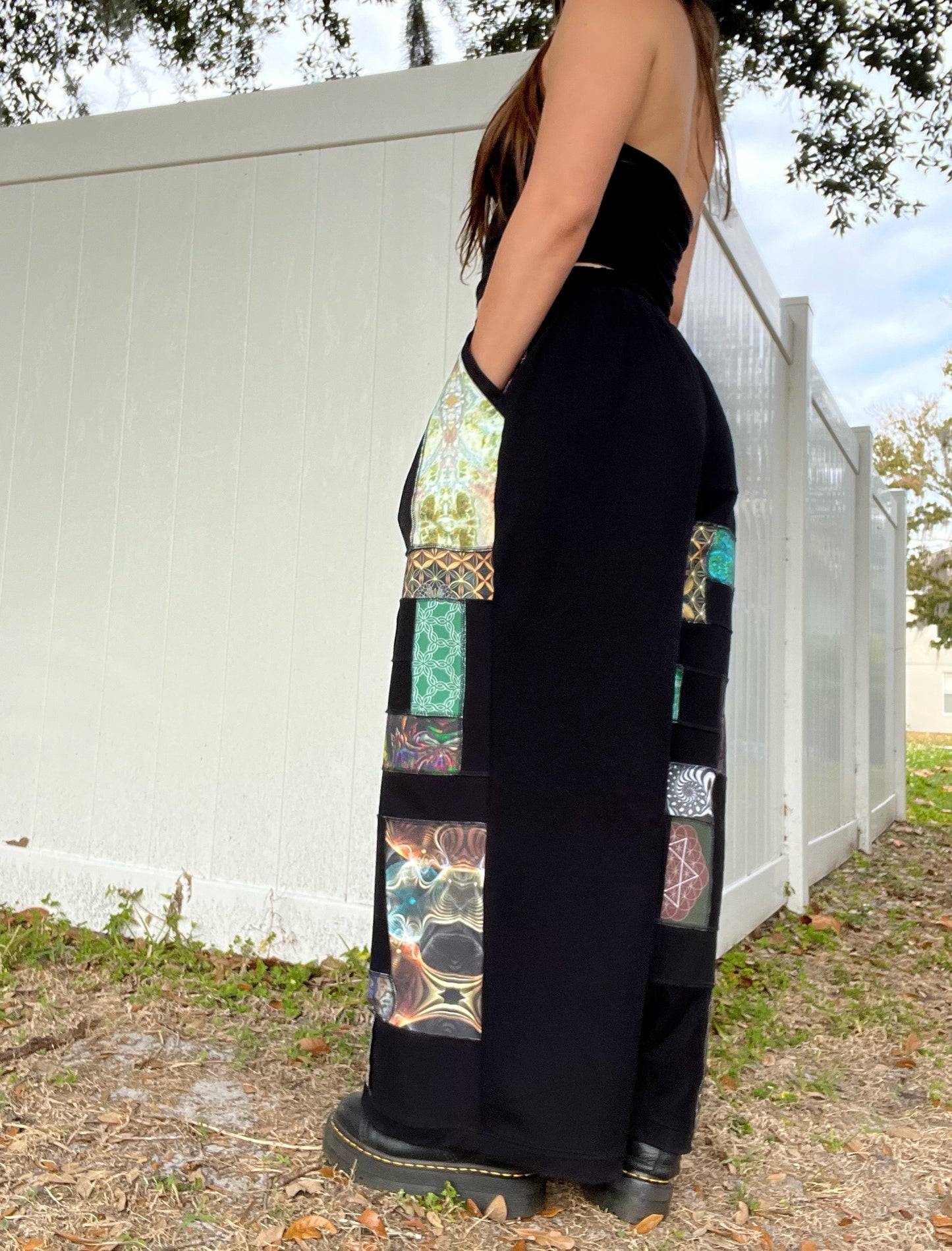 Scrap Patchwork Pants XS-XL