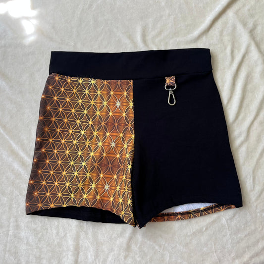 Golden Sacred Keychain Shorts ✧ M/L