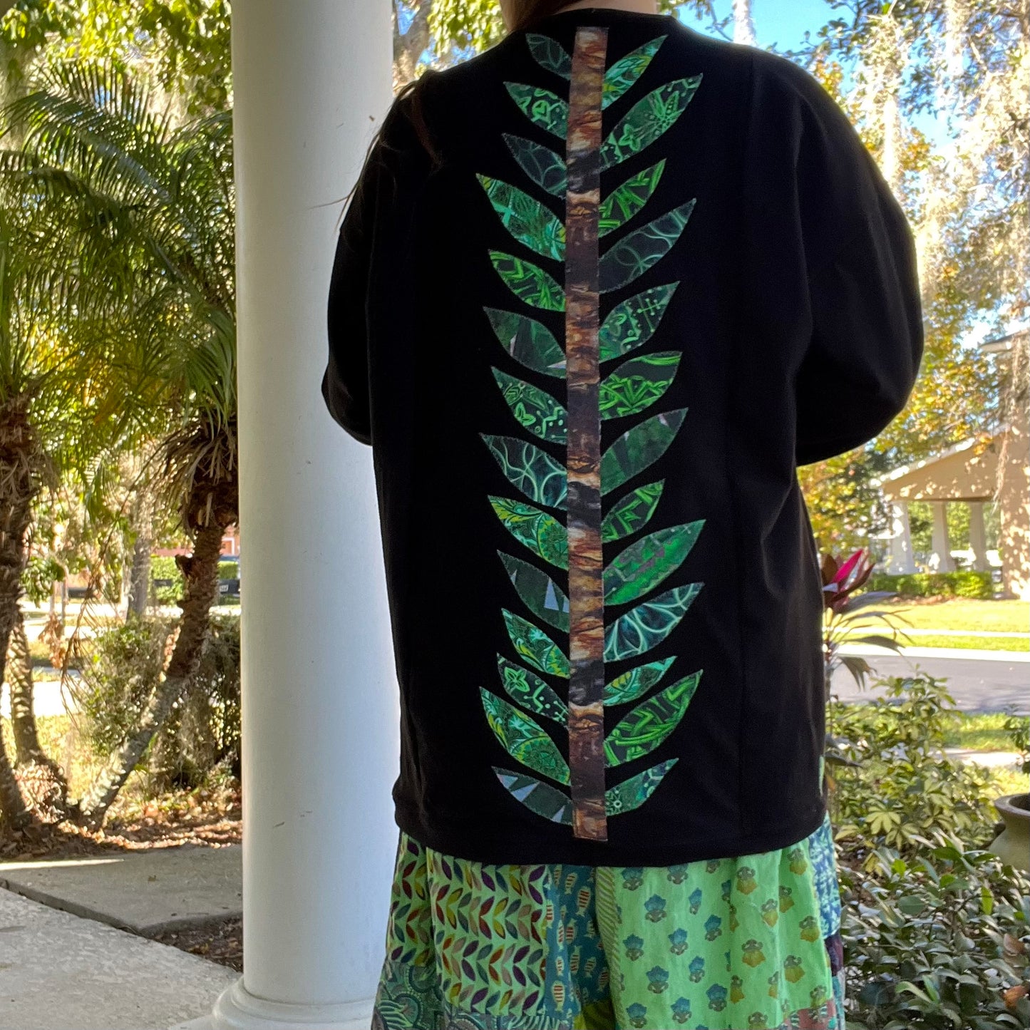 Vine Spine Cotton Crewneck 🌿 XL