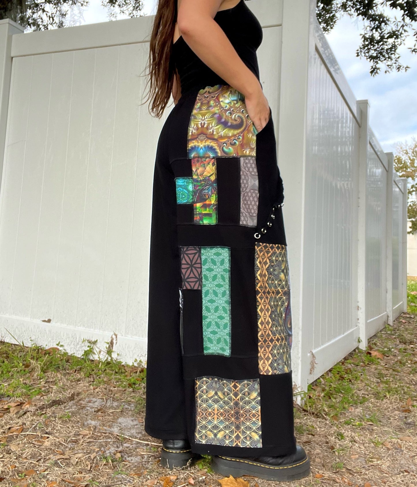 Scrap Patchwork Pants XS-XL