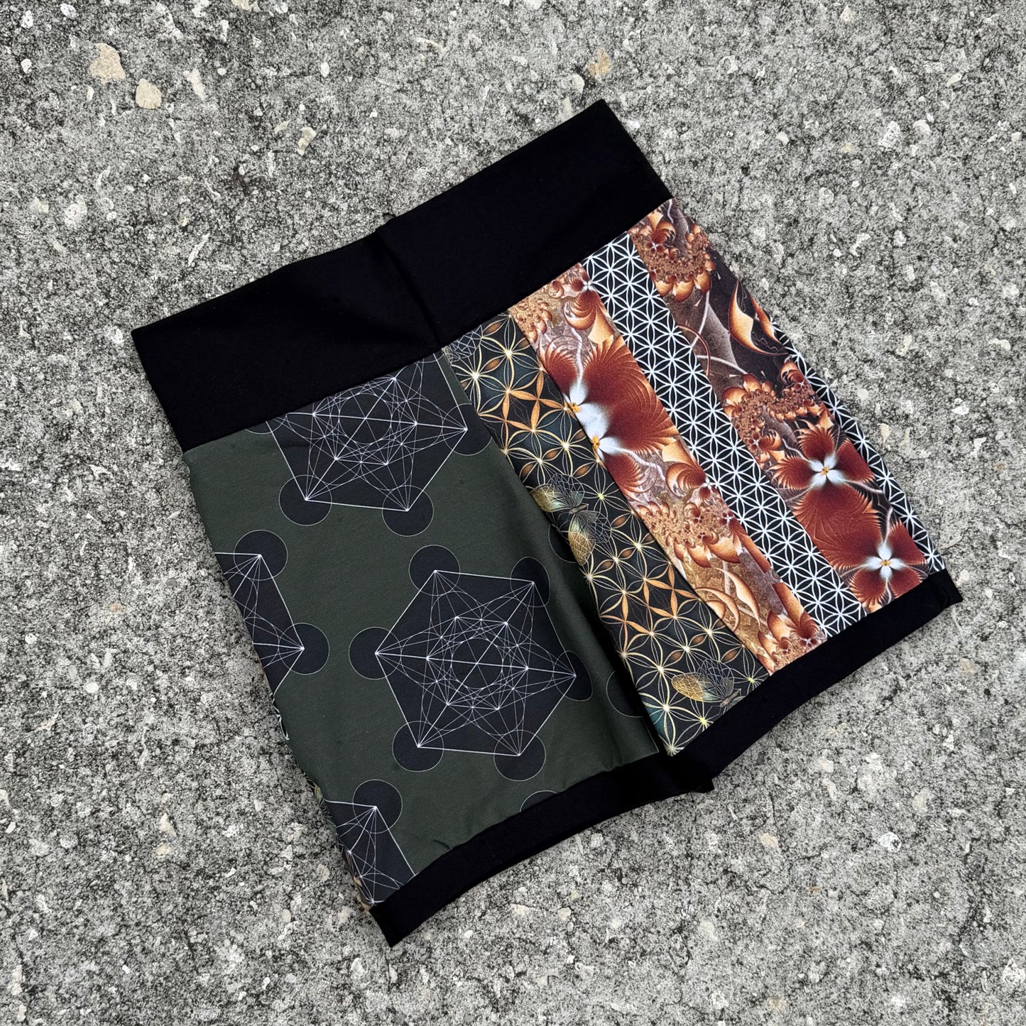 Patchwork Ring Shorts XS/S *desc