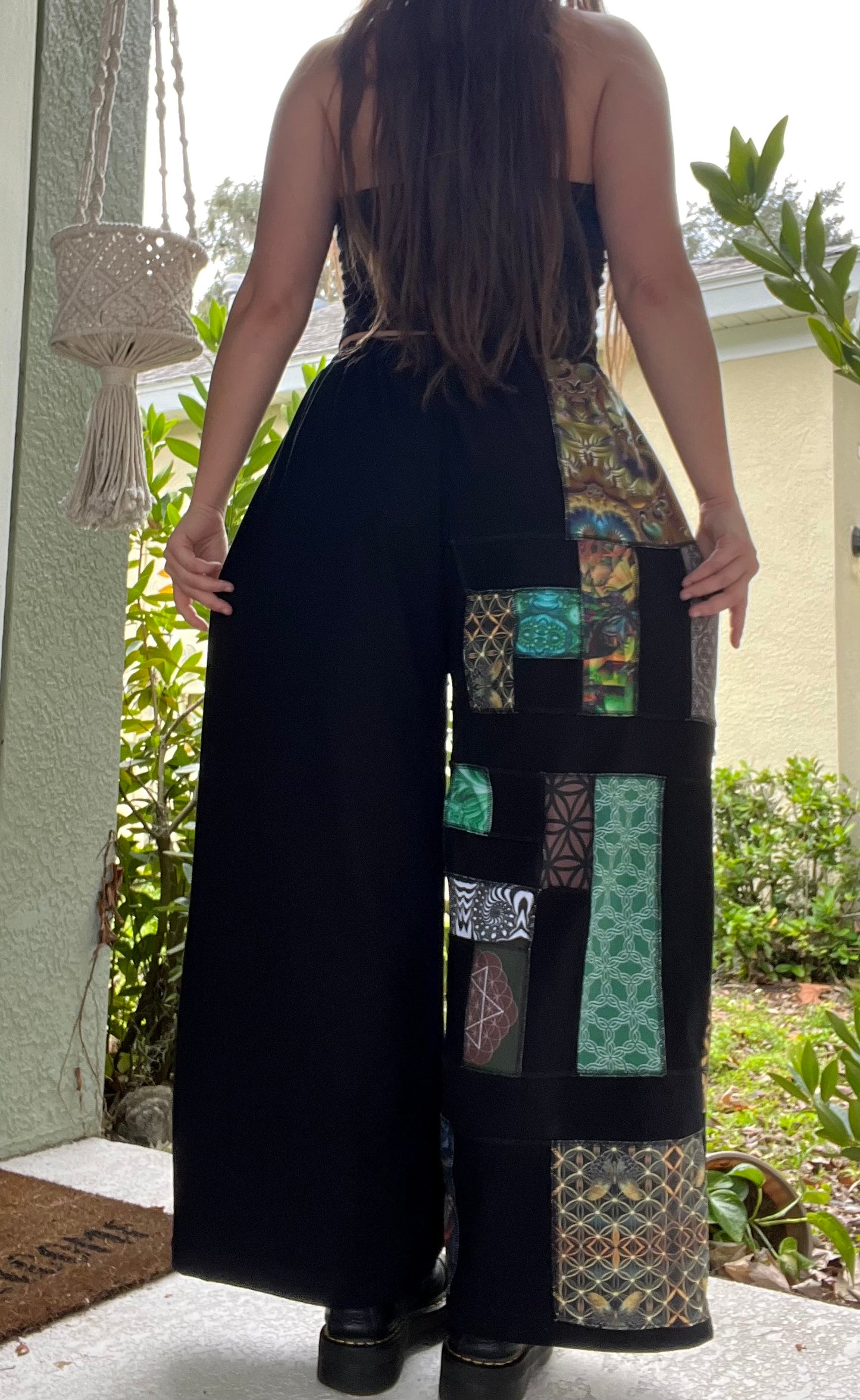Scrap Patchwork Pants XS-XL
