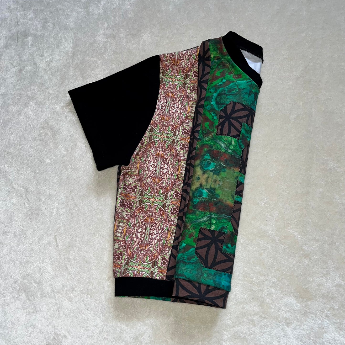 ?¿ Appliqué Cropped Tee S/M