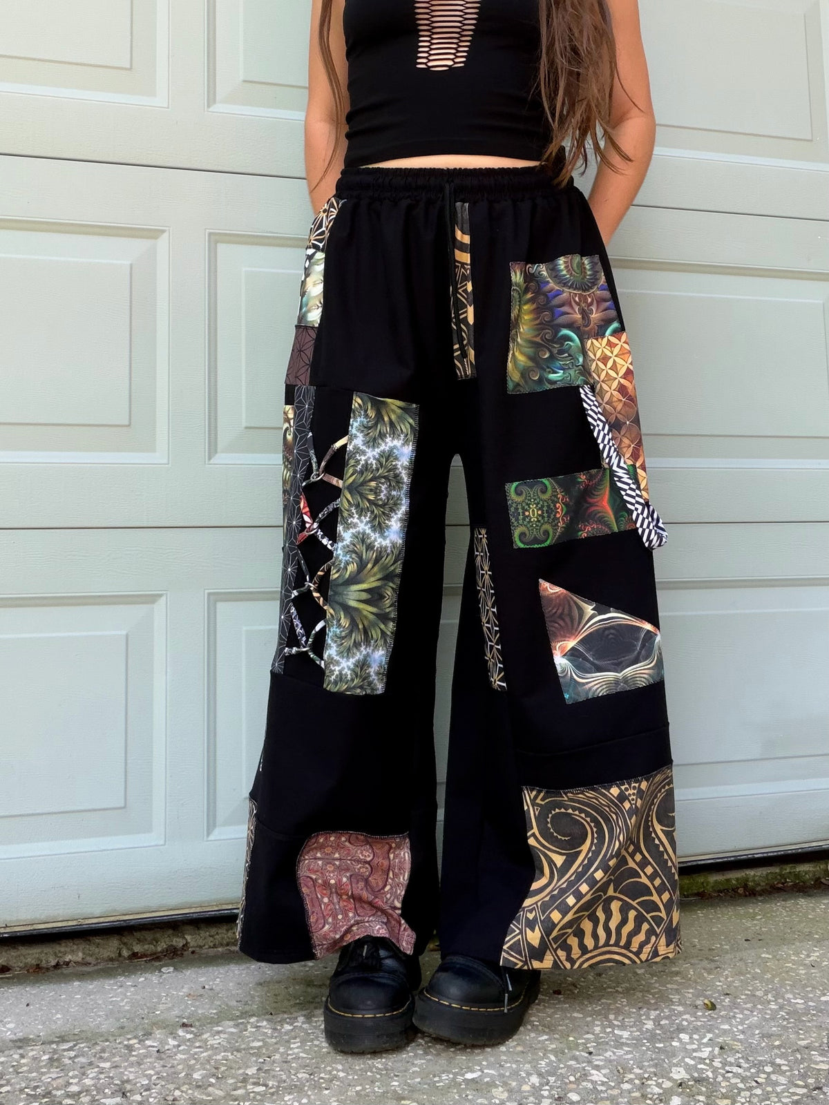 Patchwork Pants 🪾 XS-XL