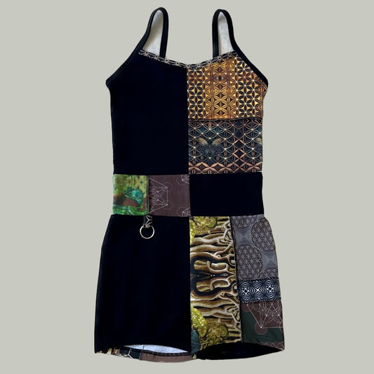 Patchwork Romper ✧ S/M