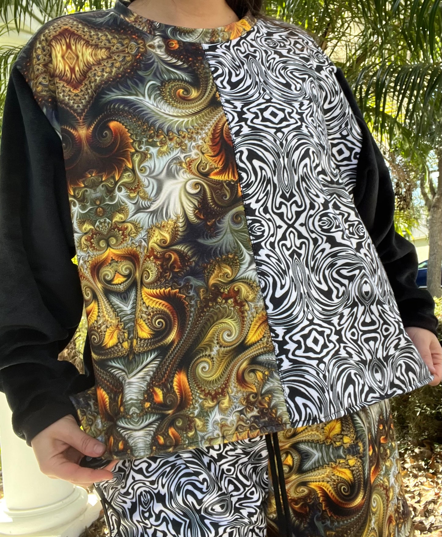 FLEECE Cropped Crewneck XL