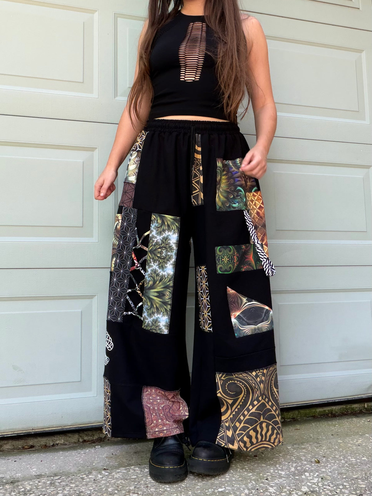 Patchwork Pants 🪾 XS-XL