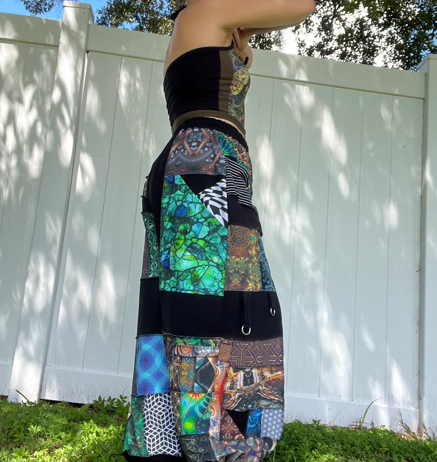 Xtra Patchwork Pants XS-XL