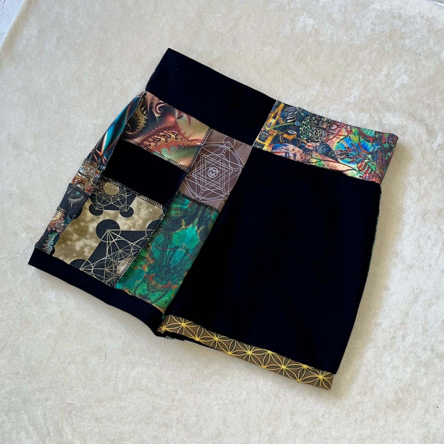 Xtra Patchwork Ring Shorts M/L