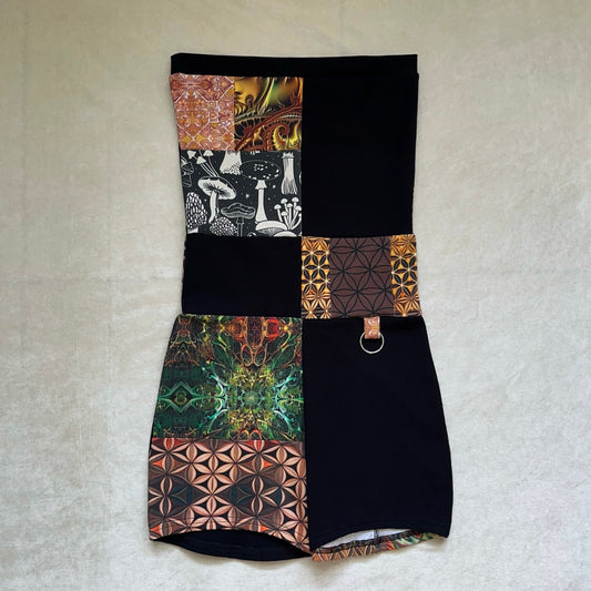 Patchwork Tube Romper XS/S