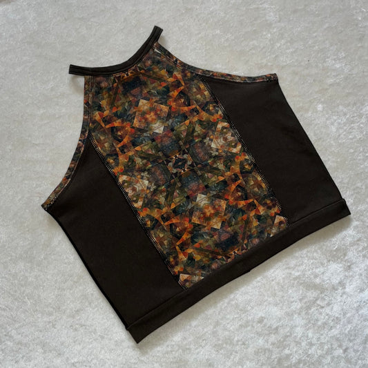 High Neck Halter Top L/XL