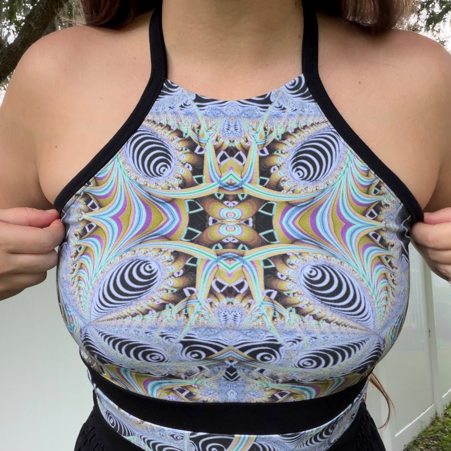High Neck Halter Top ཐི༏ཋྀ󠀮 M/L