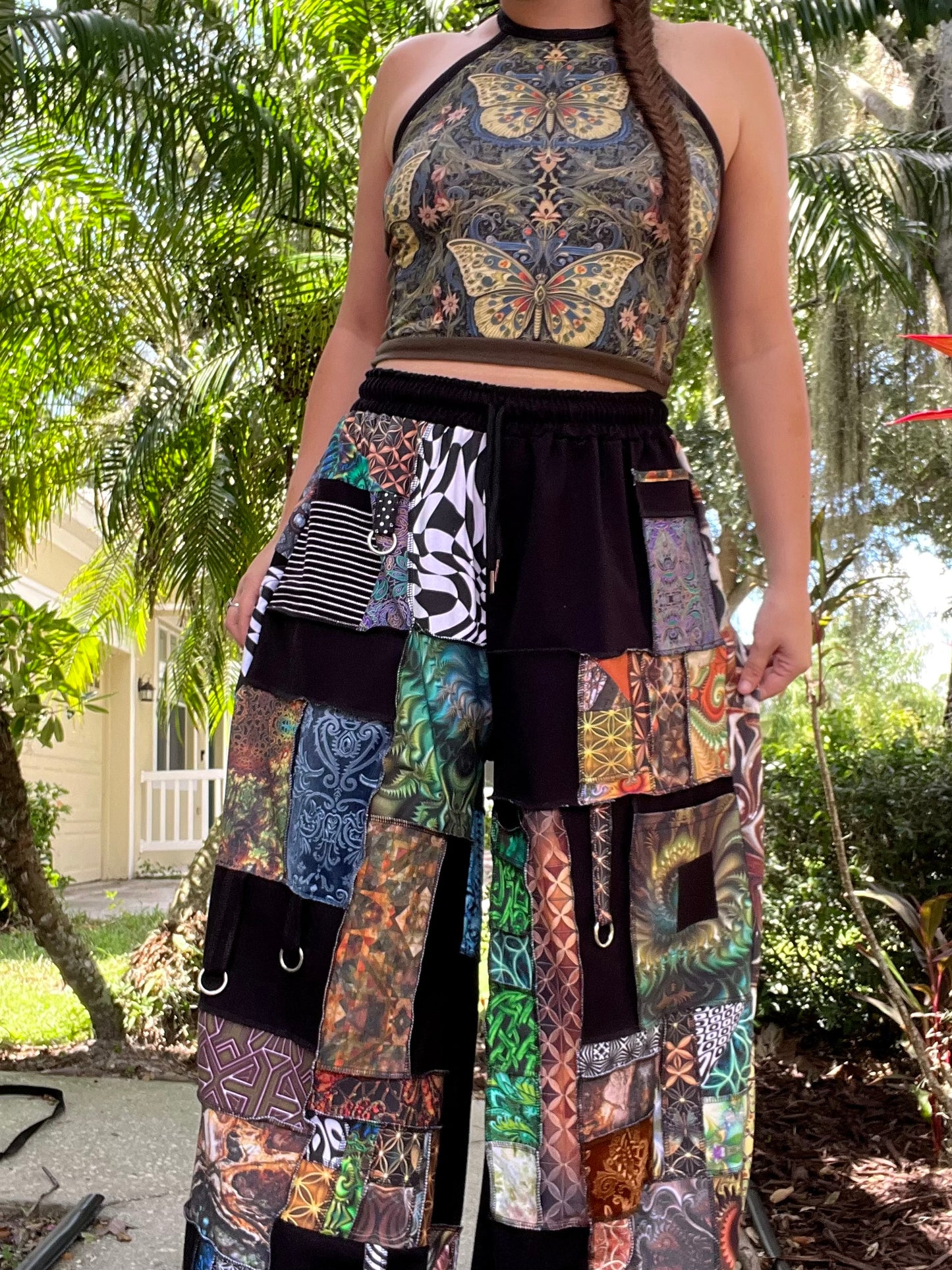 Xtra Patchwork Pants XS-XL