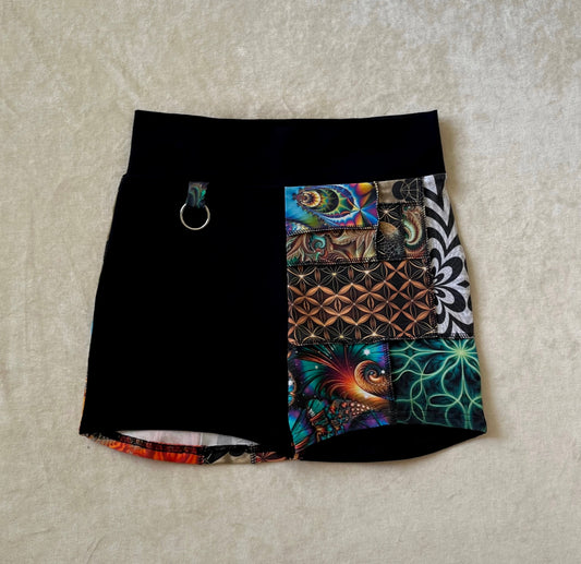 Patchwork Ring Shorts S/M