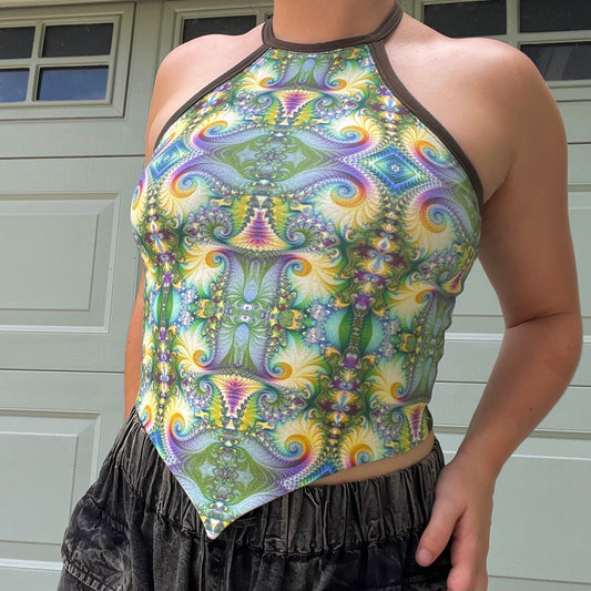 High Neck Pixie Top M/L