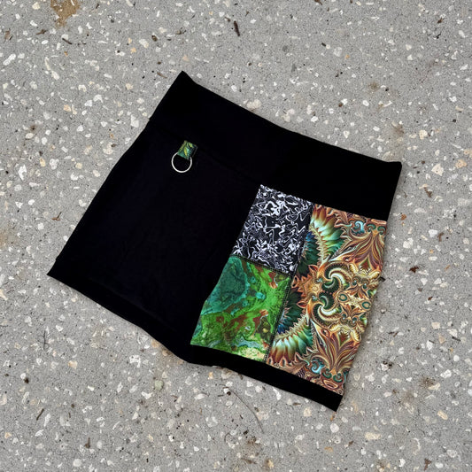 Patchwork Ring Shorts L/XL