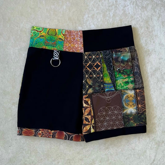 Xtra Patchwork Ring Shorts S/M