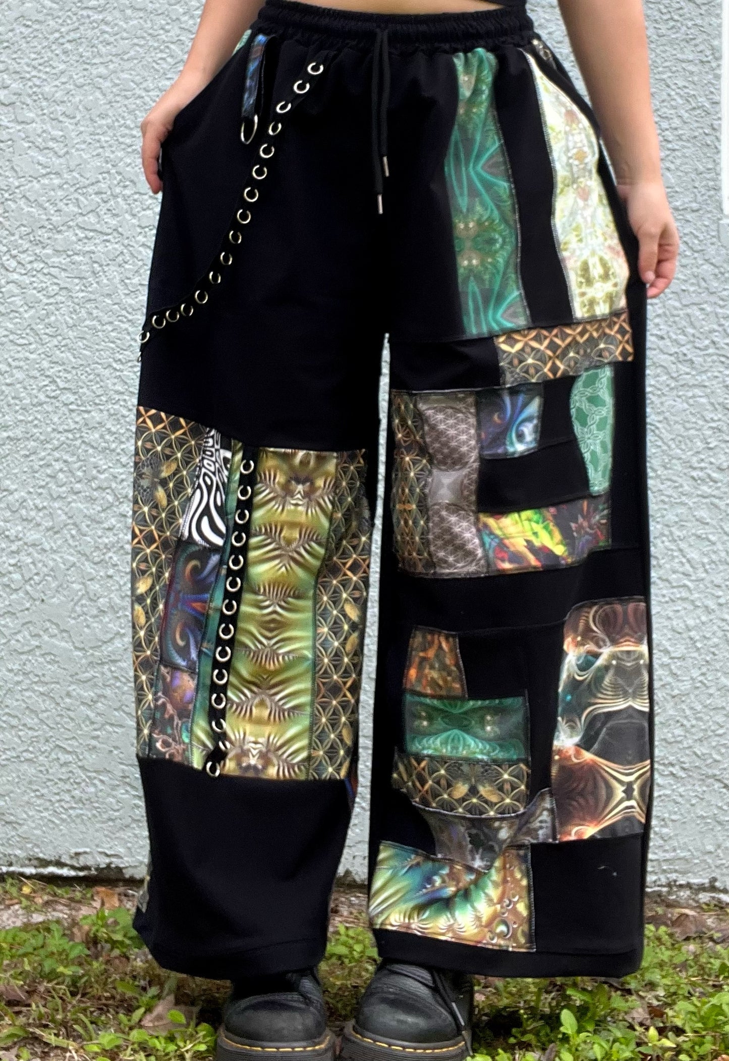 Scrap Patchwork Pants XS-XL