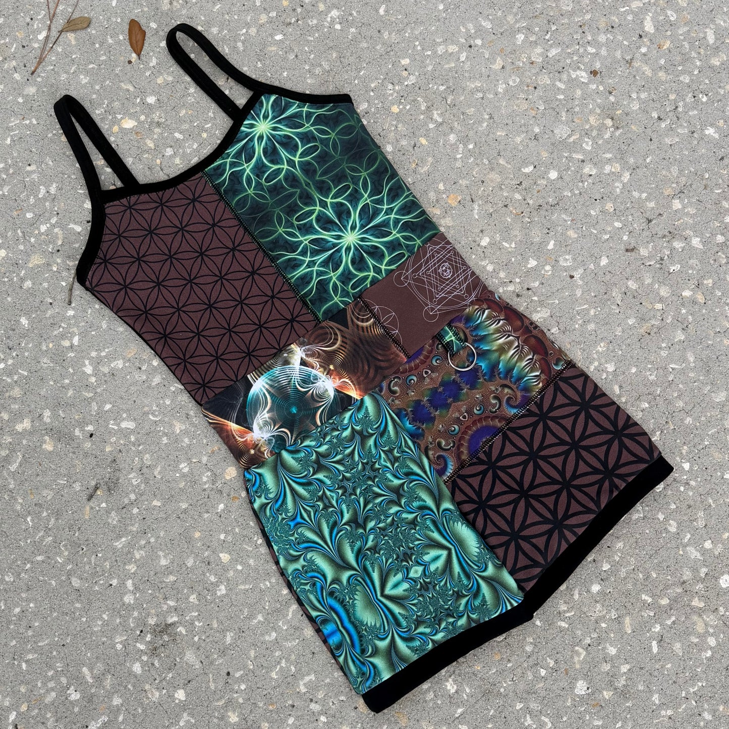 Patchwork Romper S/M