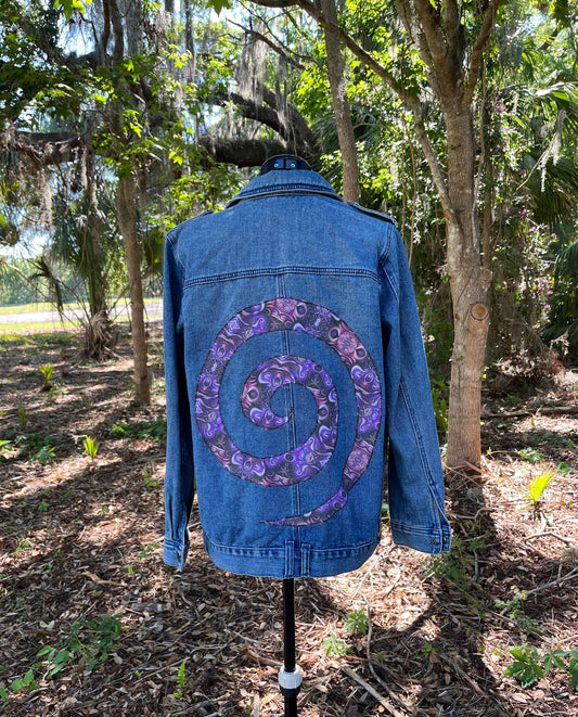 Upcycled Swirl Jacket M