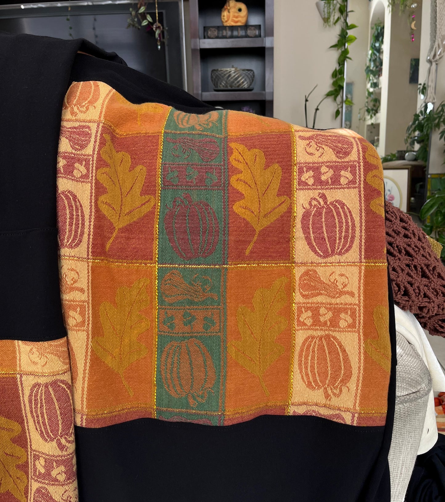 Pumpkin Patchwork Pants XS-XL