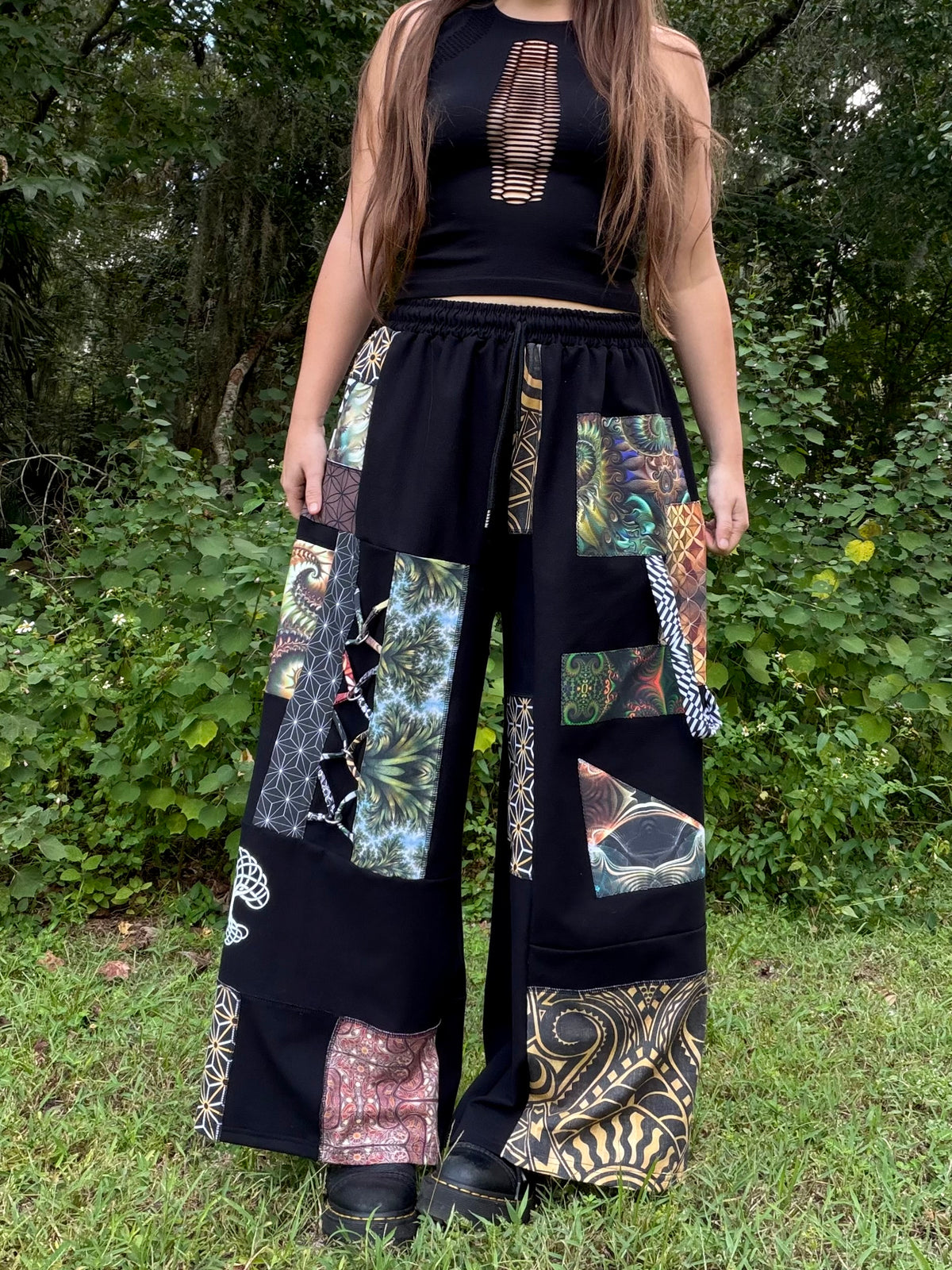 Patchwork Pants 🪾 XS-XL