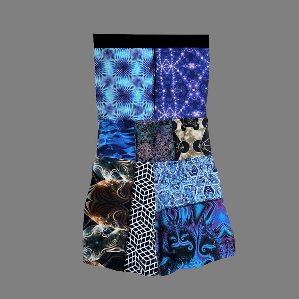 Patchwork Tube Romper ᪥ XS/S