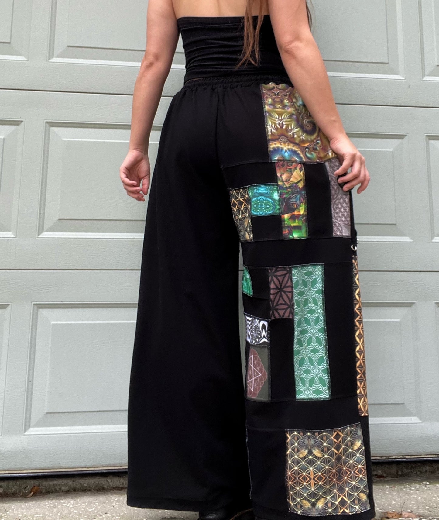 Scrap Patchwork Pants XS-XL