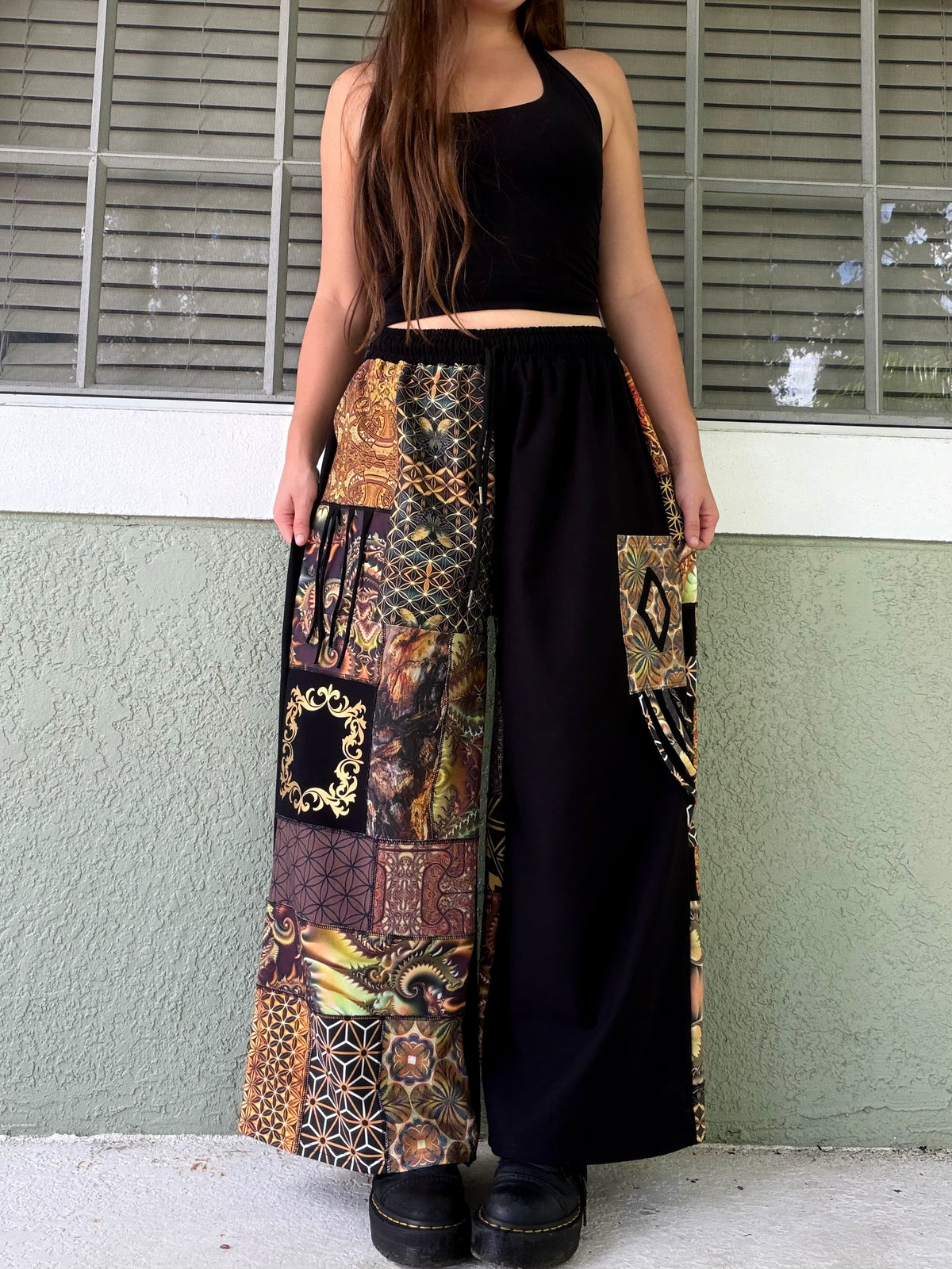 Patchwork Pants XS-XL ✨