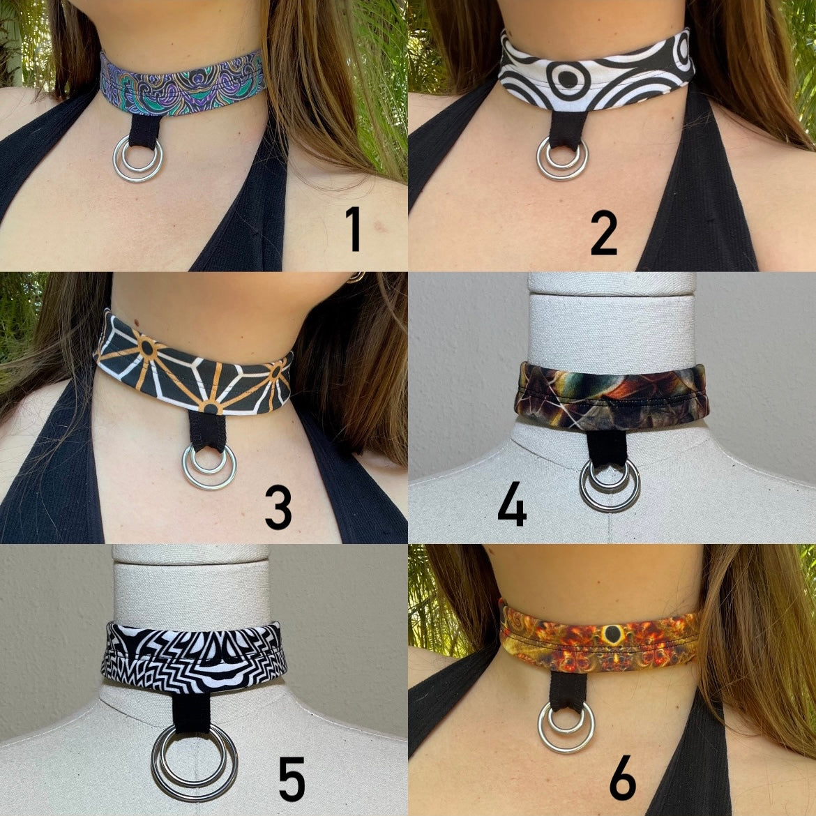 Double Ring Chokers