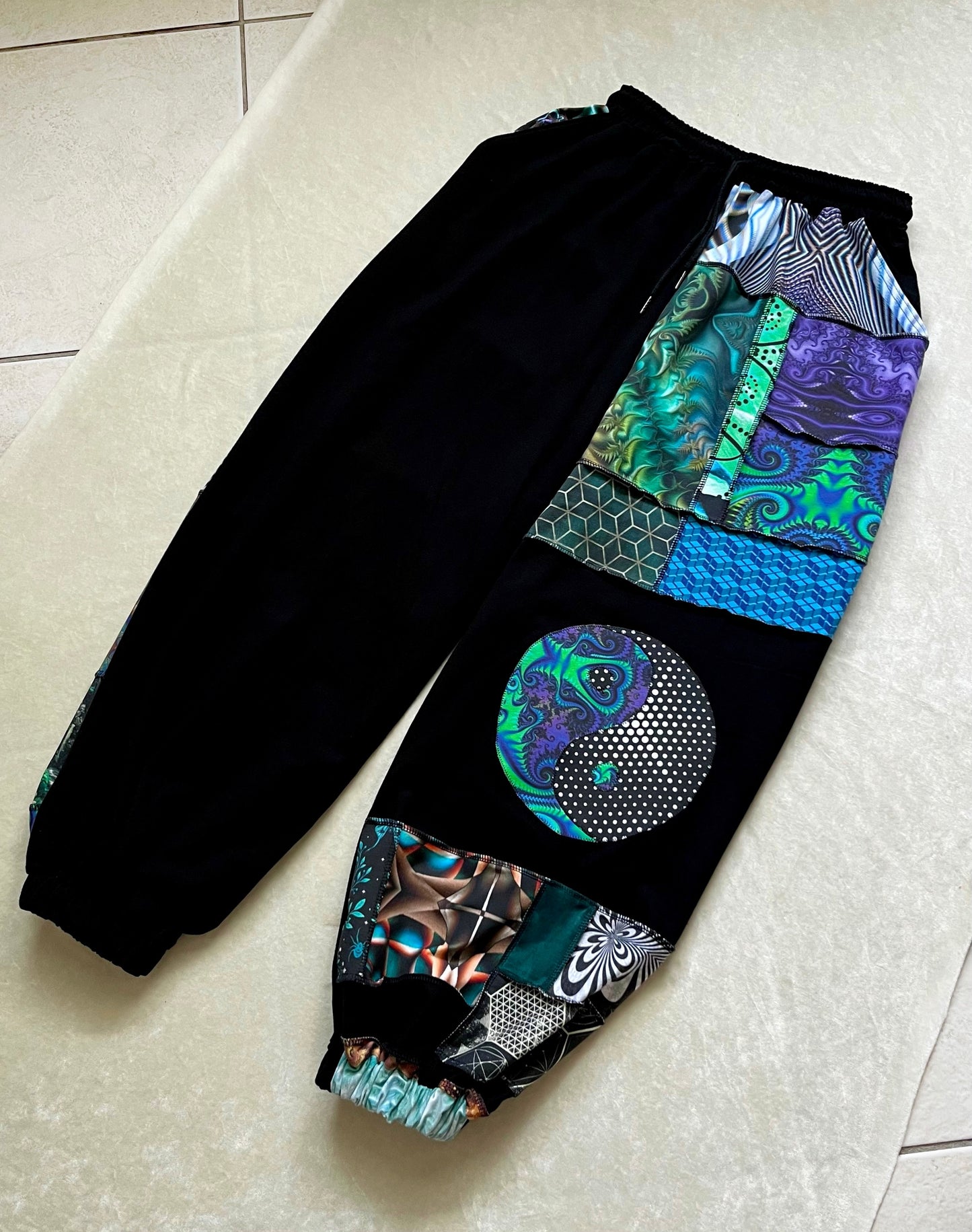 Patchwork Pants ☯︎ XS-XL